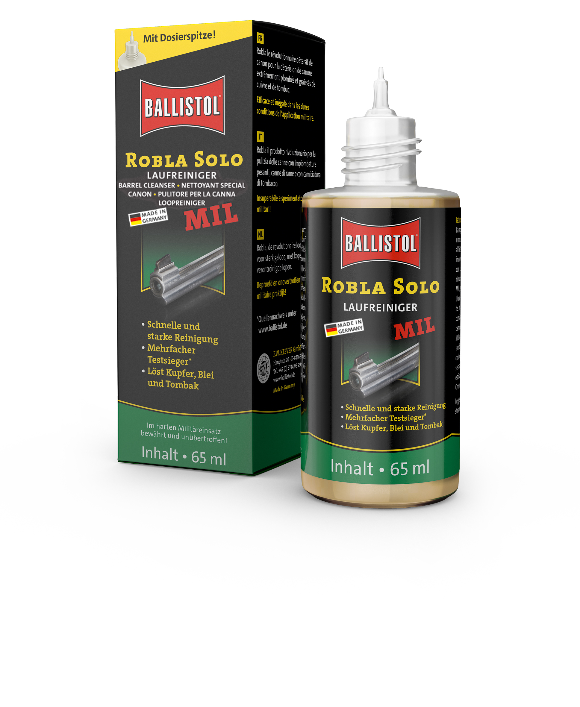 Ballistol Robla Solo MIL Laufreiniger 65 ml