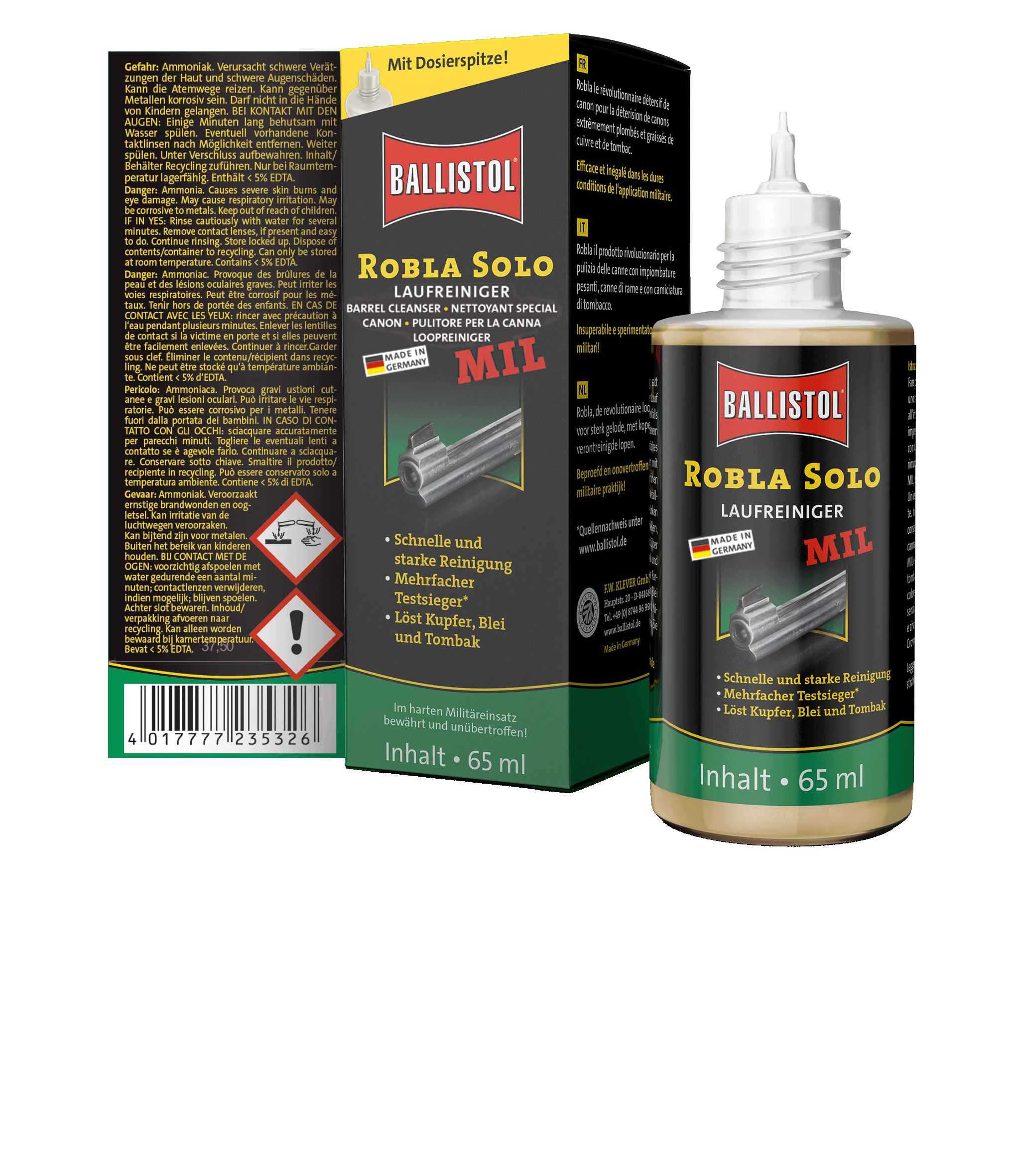 Ballistol Robla Solo MIL Laufreiniger 65 ml – Bild 2