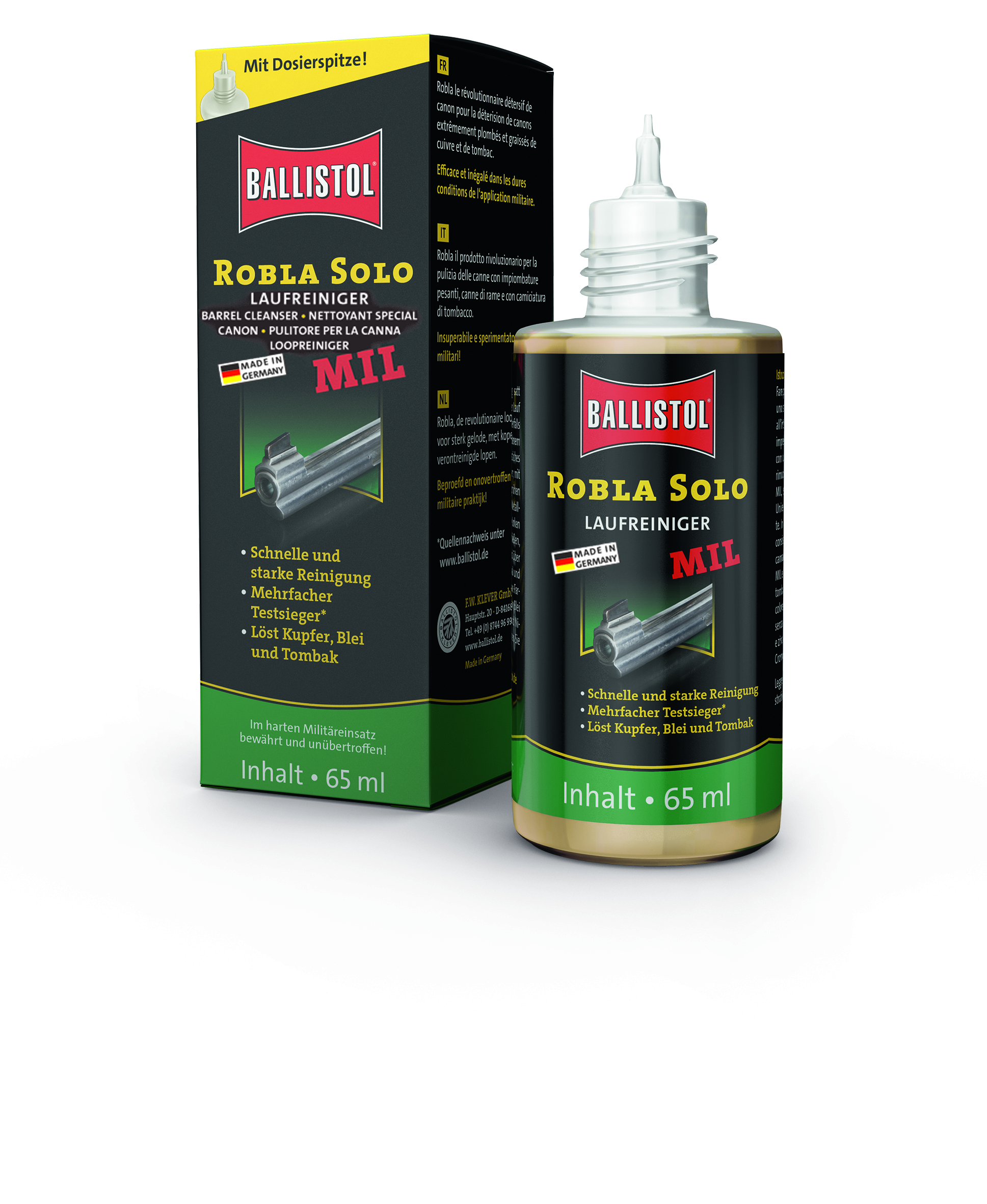 Ballistol Robla Solo MIL Laufreiniger 65 ml