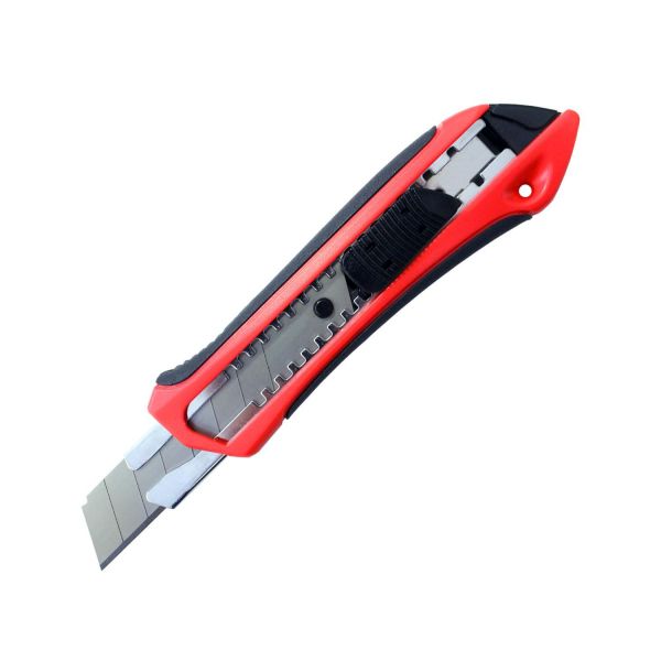 Cuttermesser 18 mm gummierter Griff