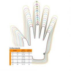 Alternative view of 12 Paar Schutzhandschuhe aus Polyester Latex beschichtet Größe 10