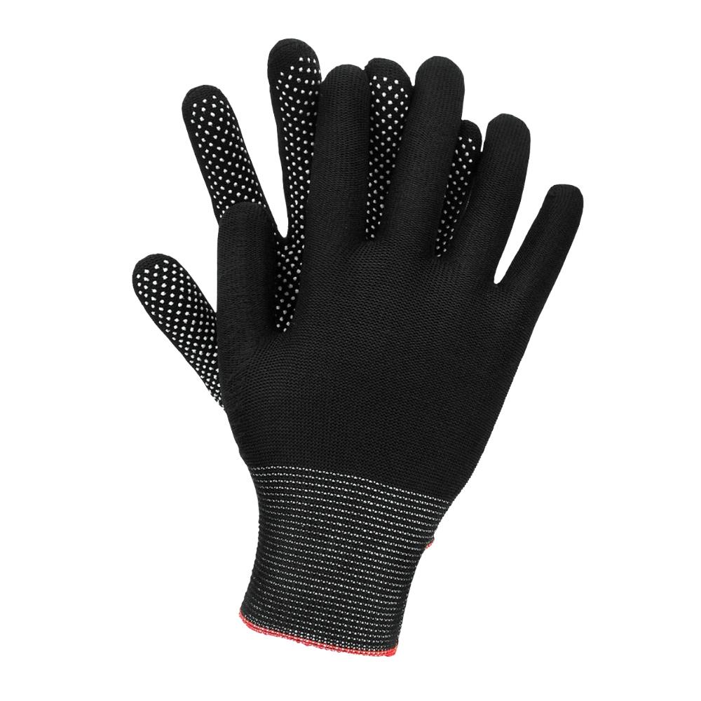 12 Paar Handschuhe aus Polyester Größe 9 einseitig besprüht