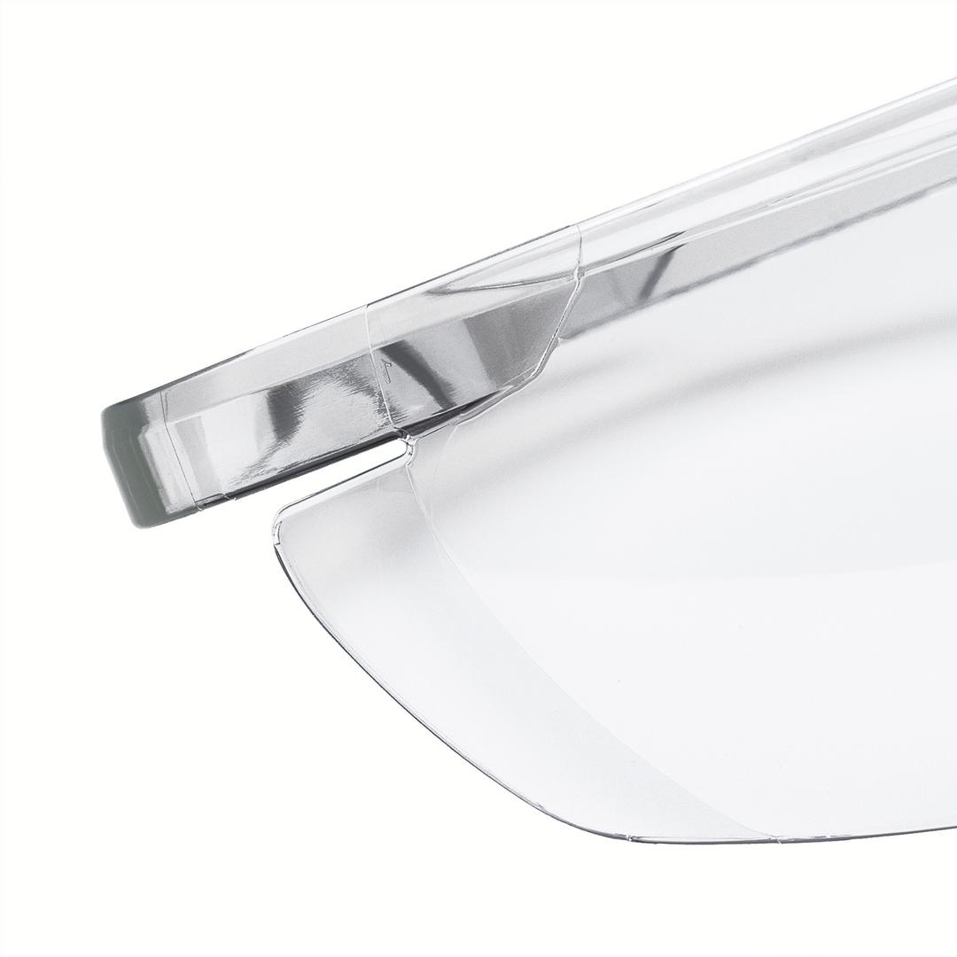 uvex pure-fit Bügelbrille farblos – beschlagfrei, kratzfest, UV400 – Bild 2