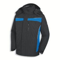 uvex perfect 3-in-1 Outdoorjacke schwarz-blau 3XL mit herausnehmbarer Fleecejacke