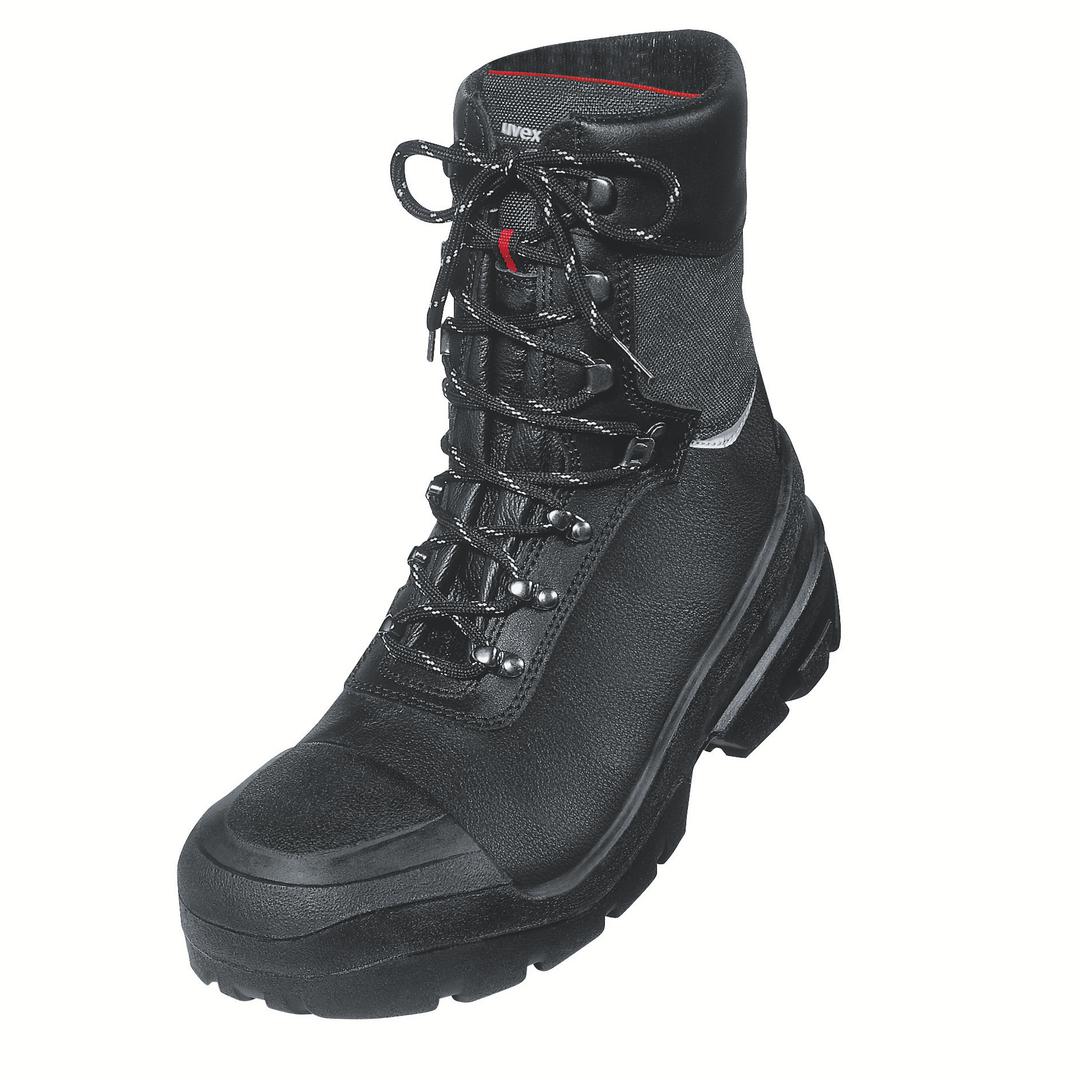 uvex quatro pro S3 Winterschnürstiefel schwarz – kälteisolierend, Weite 11
